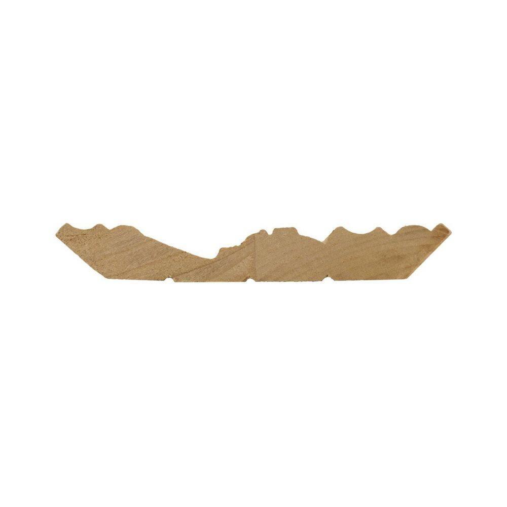 Ekena Millwork Acanthus Leaf Carved Wood Crown Moulding, Maple