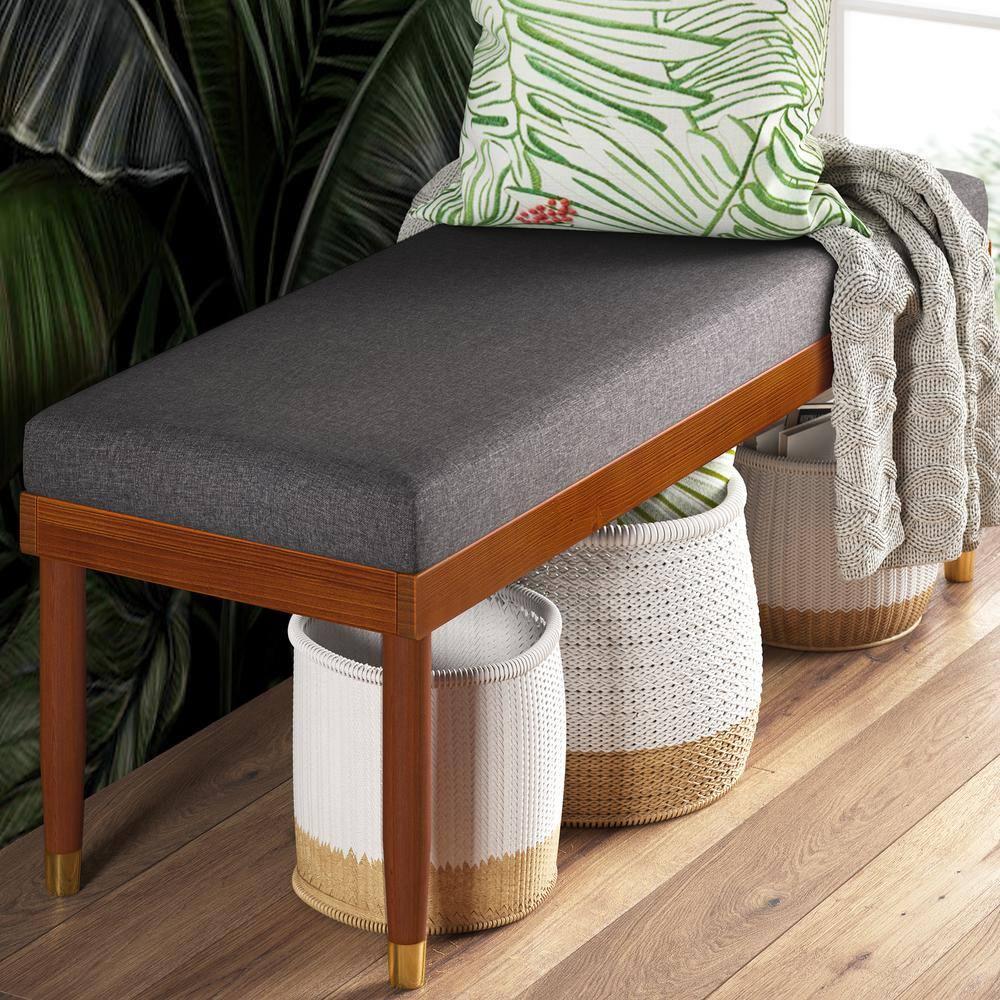 Zinus Raymond Solid Wood Bench | Wayfair