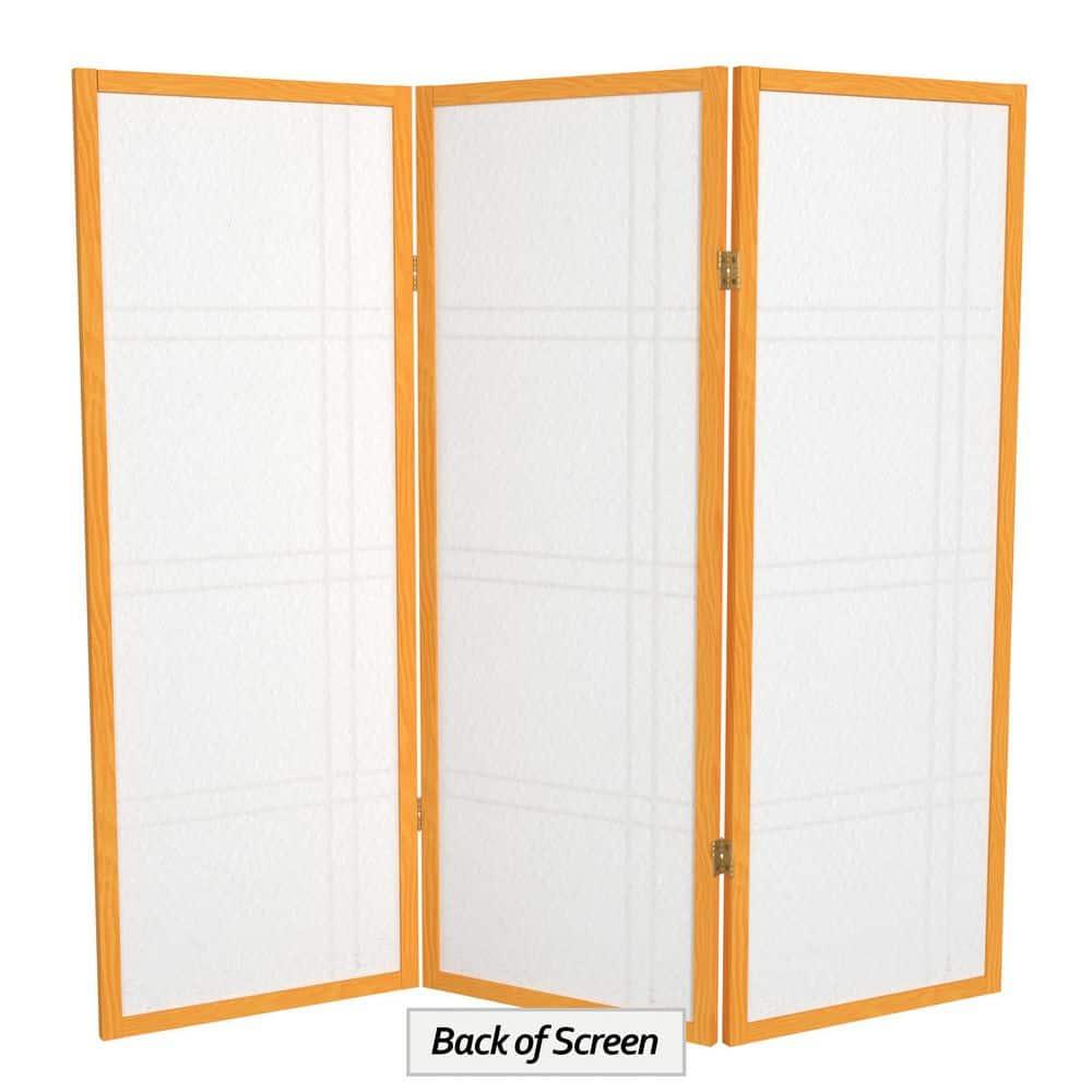 48" x 42" Double Cross Shoji 3 Panel Room Divider