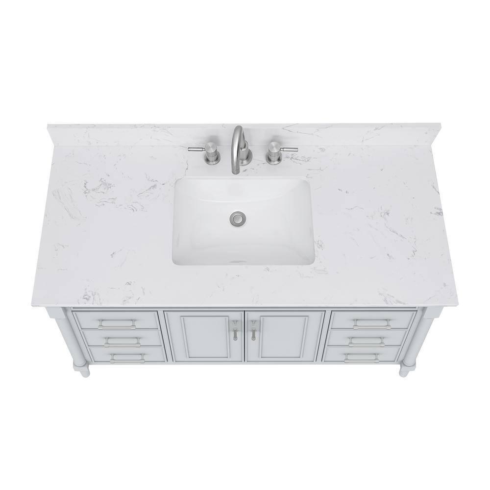Avanity Bristol 48" Free Standing Single Bathroom Vanity with Engineered Stone Top