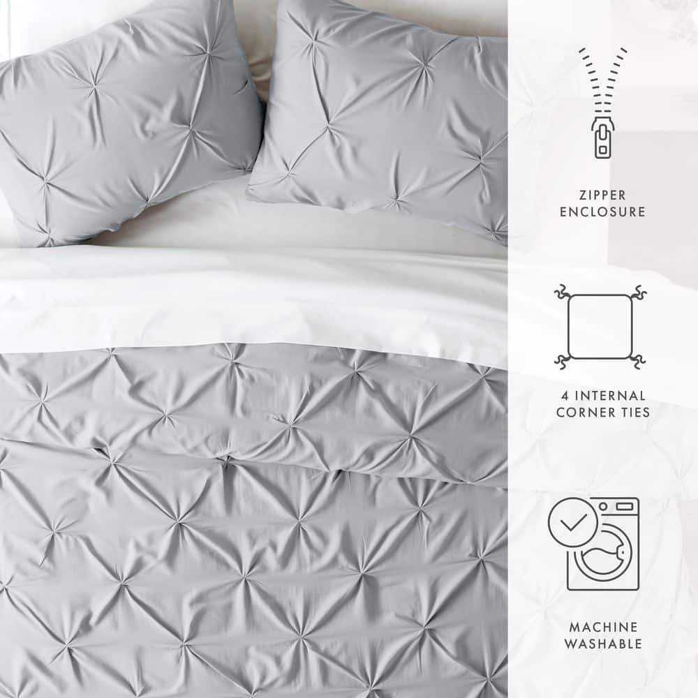 Becky Cameron Pinch Pleat Textured Duvet Cover Set