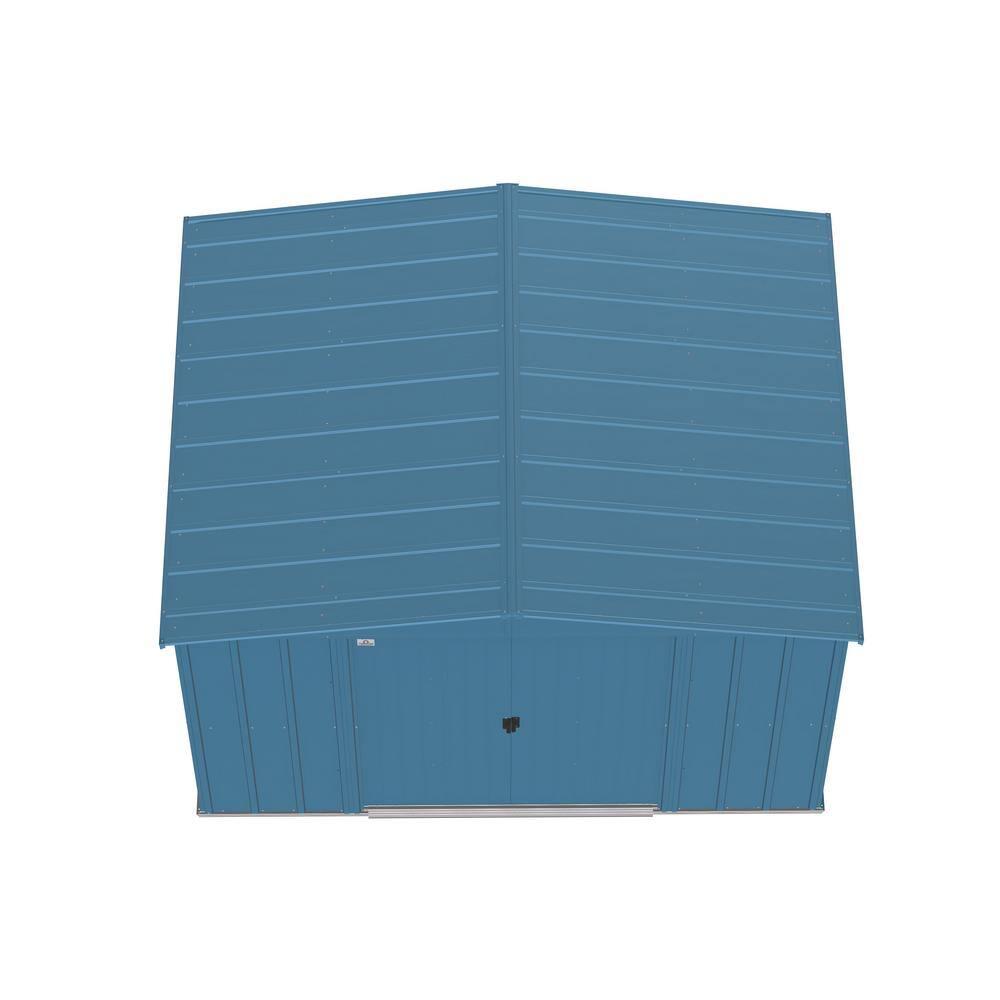 10 ft. W x 8 ft. D Metal Storage Shed