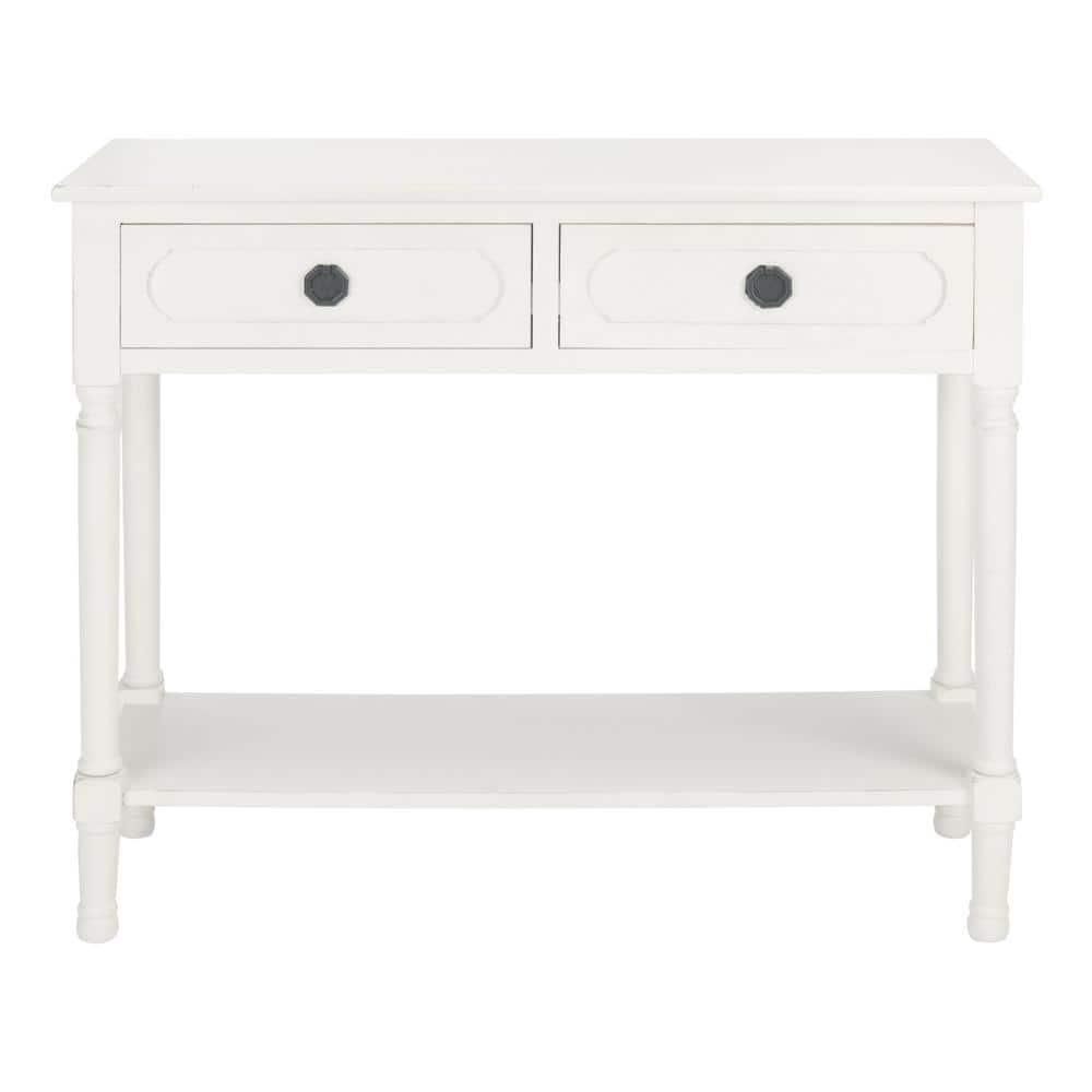 Allura 2 Drawer Console Table - CNS5725A - Off-White - Safavieh