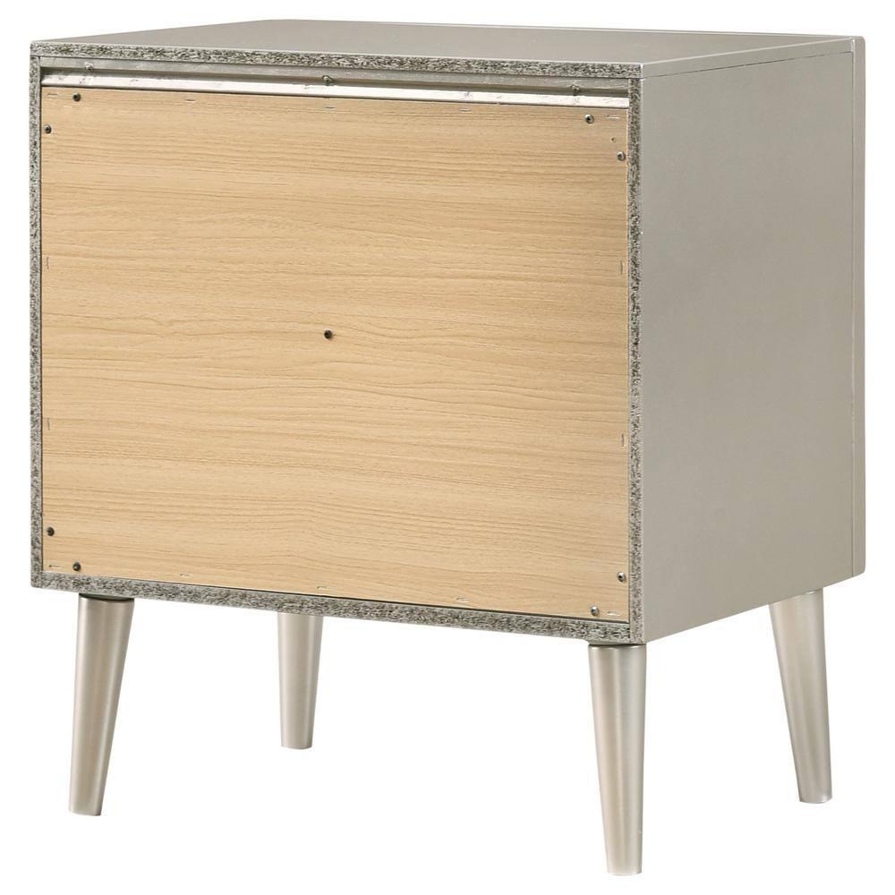 Coaster Company Metallic Sterling 2-Drawer, 23.4 inch