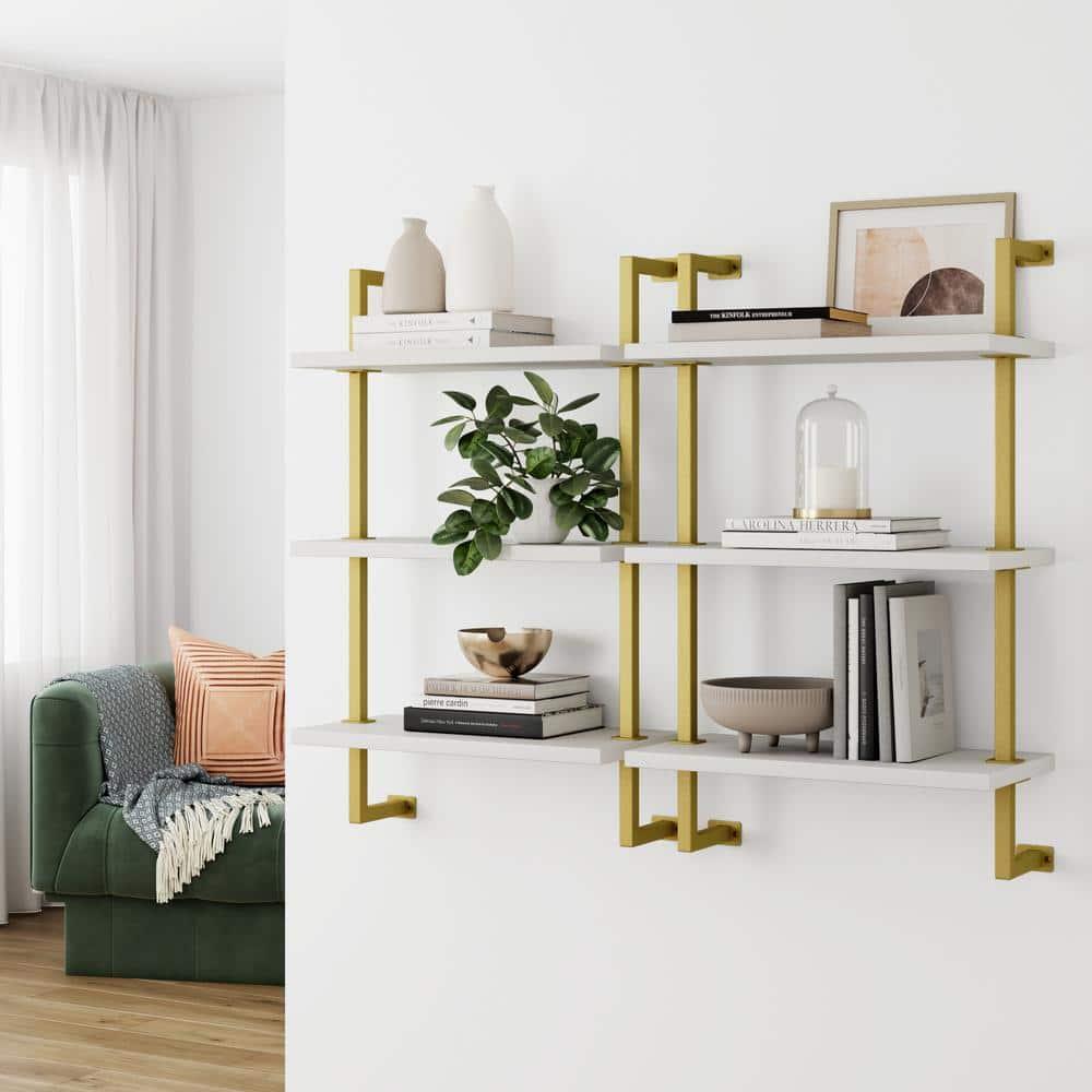 Nathan James Floating Bookcase