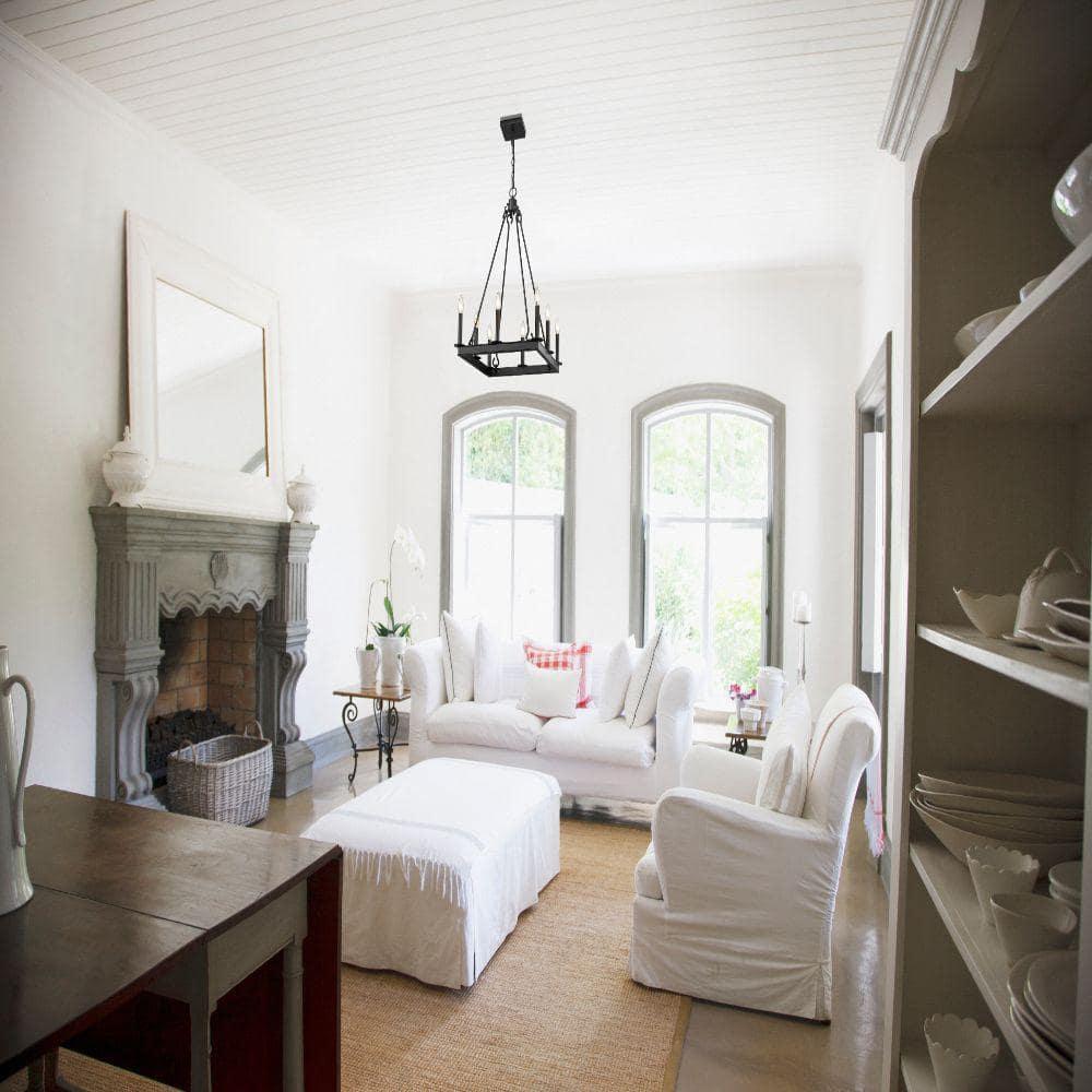 Z-Lite Barclay 8 - Light Chandelier in  Matte Black