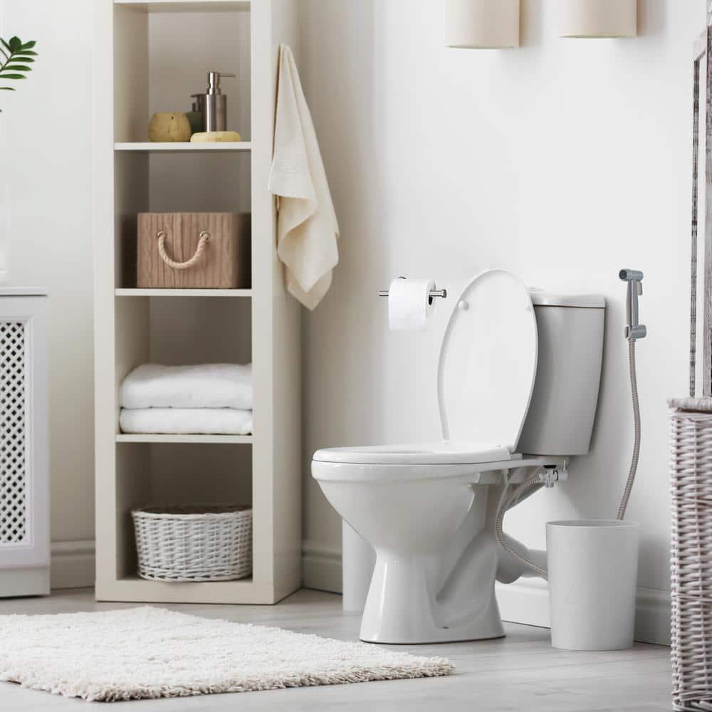 Design House Handheld Bidet Sprayer with Dual Mount and 48-Inch Hose 588913-SS