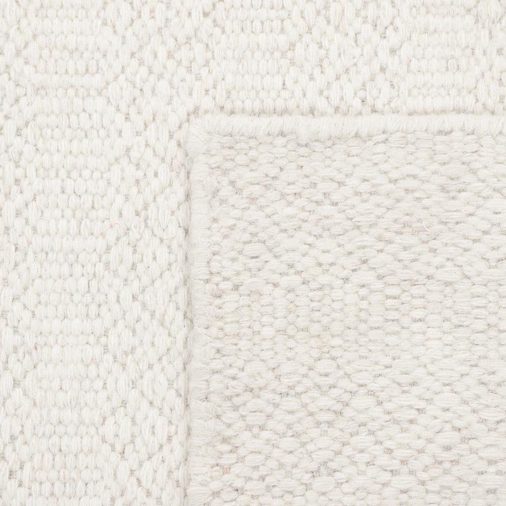Chatham Contemporary Flatweave Ivory 5 ft. x 8 ft. Hand Woven Area Rug