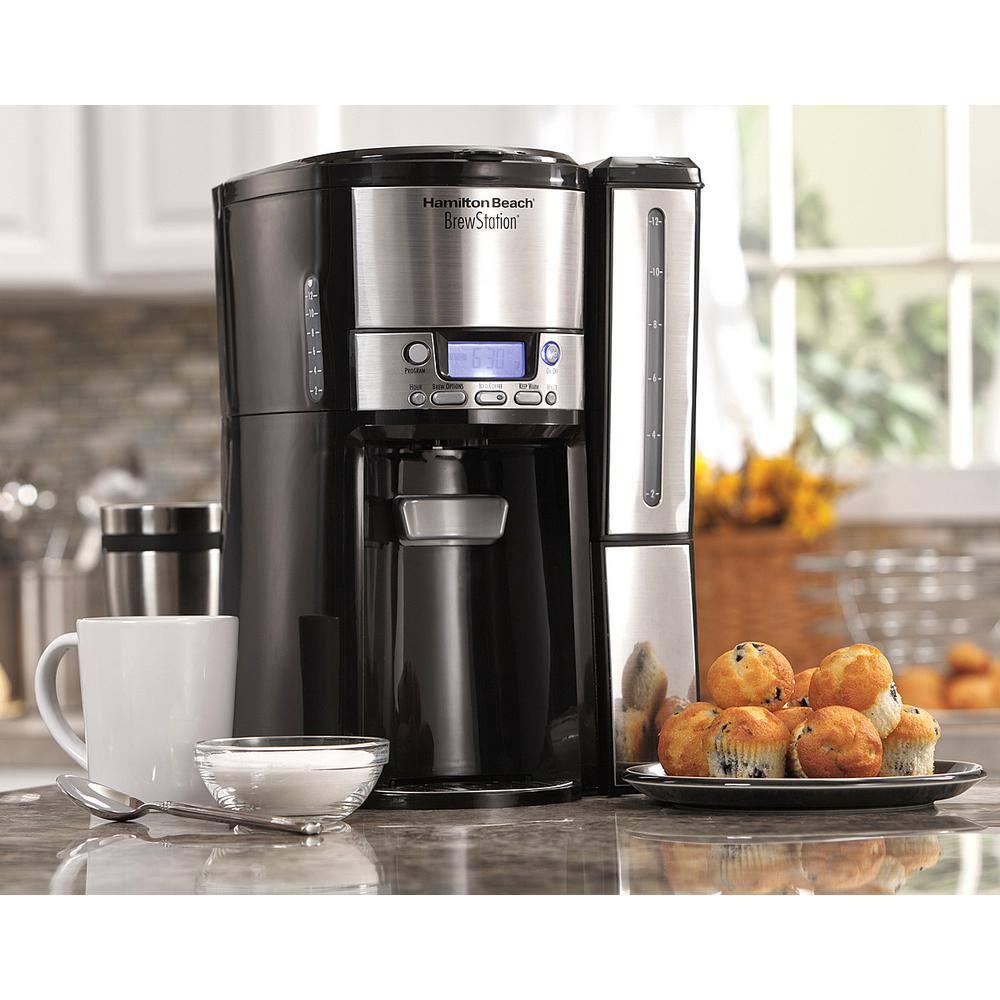 Hamilton Beach® Stainless Steel 12 Cup Dispensing Coffee Maker