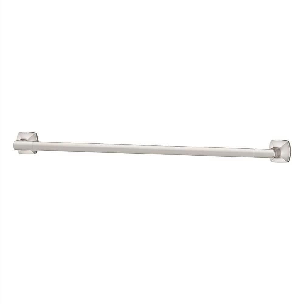 Pfister Vaneri Bath Towel Bar for Bathroom, 24-Inch, Wall-Mounted, Screw-In, Spot Defense Brushed Nickel Finish, BTBVRI2GS