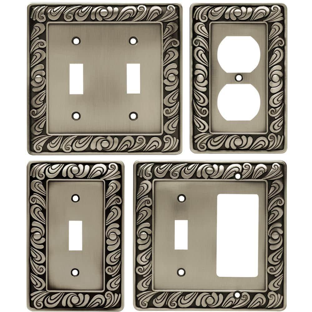 Paisley 3-Gang Toggle Light Switch Wall Plate