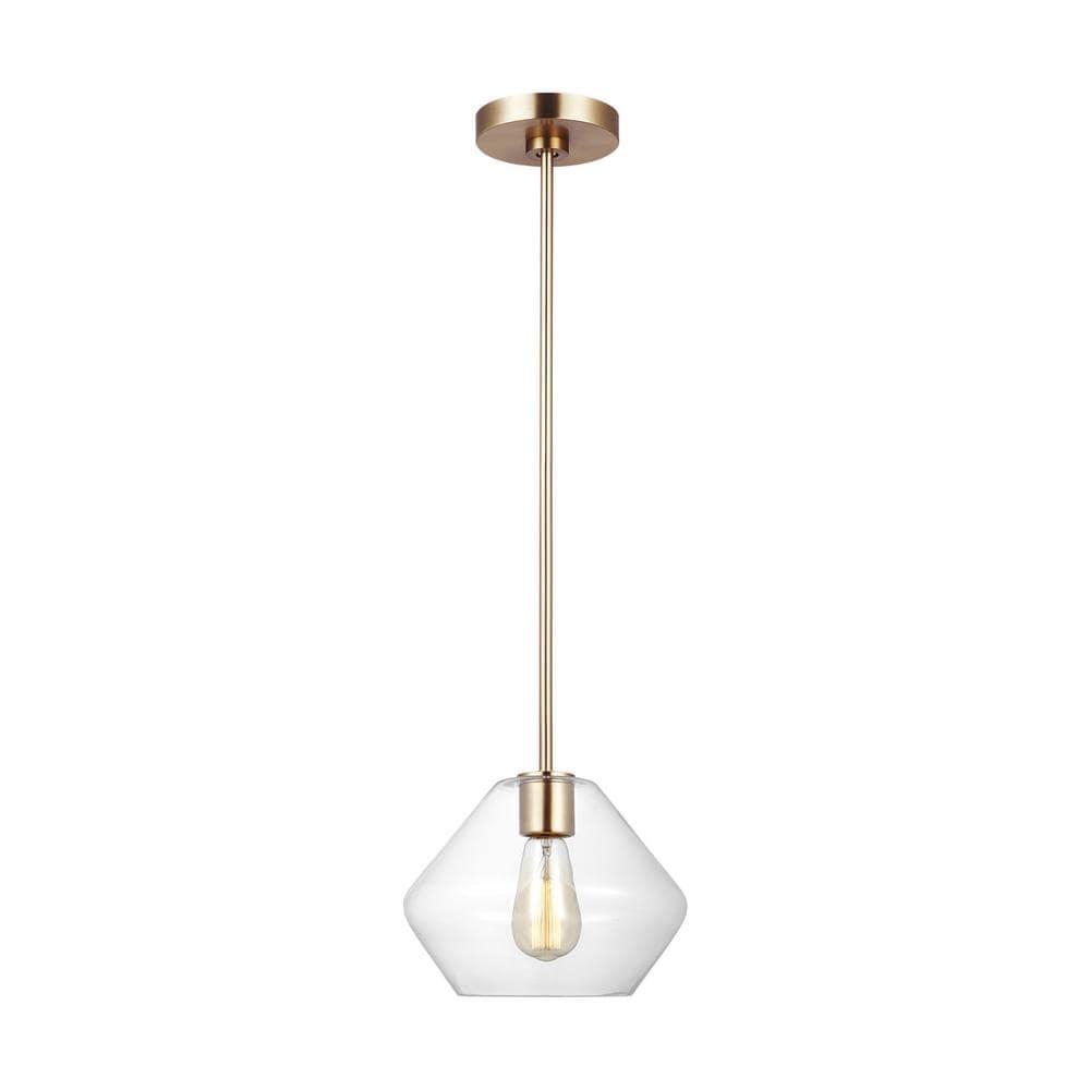 Rooks Single Light Glass Dimmable Pendant