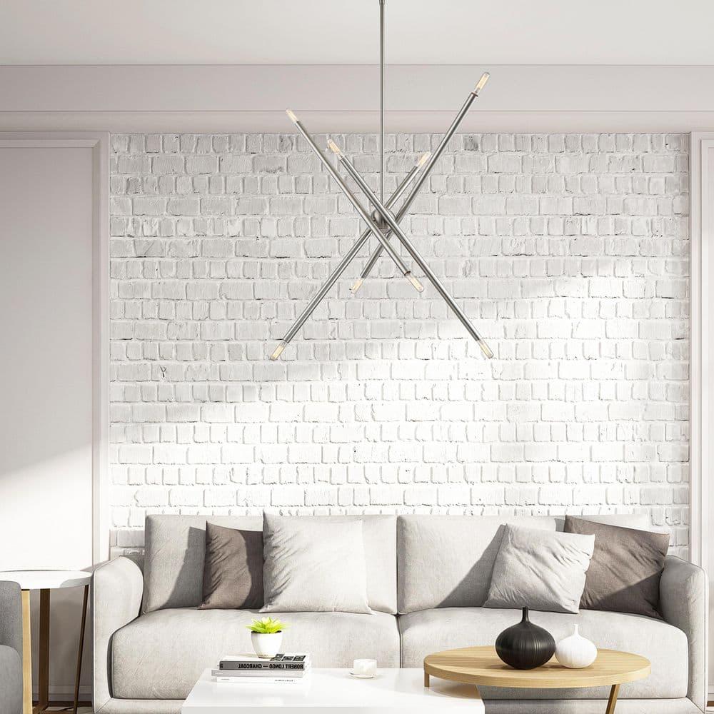 Livex Lighting Soho 8 - Light Chandelier in  Brushed Nickel