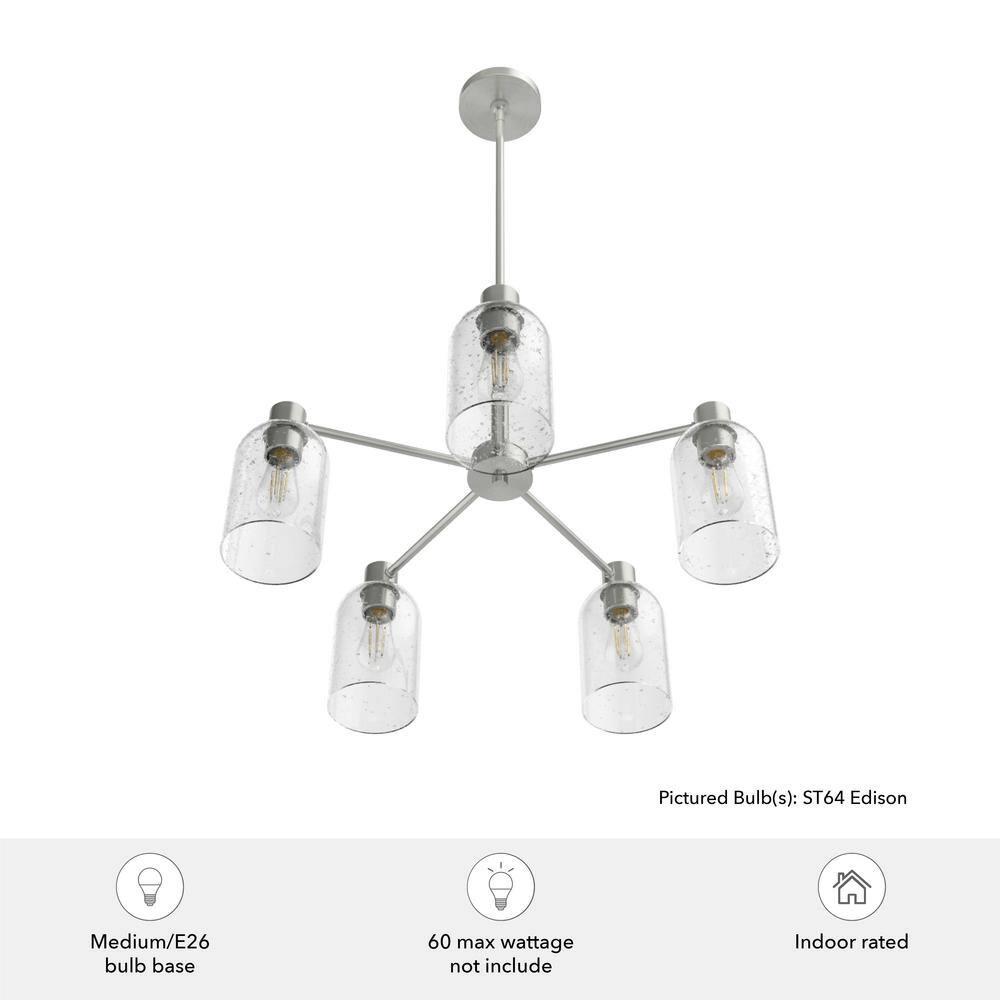 Hunter Fan Lochemeade 5 - Light Unique / Statemen Cylinder Chandelier