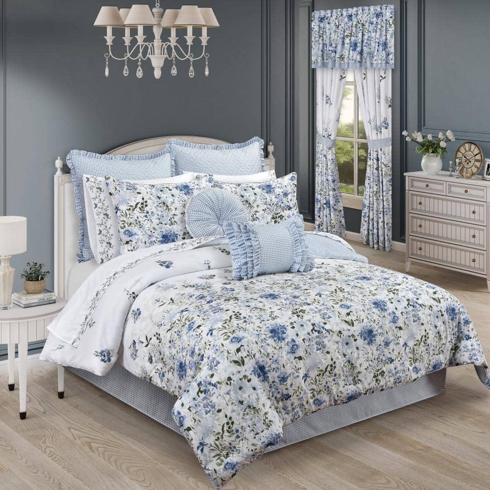 Royal Court Kourtney 4Pc. Comforter Set Blue