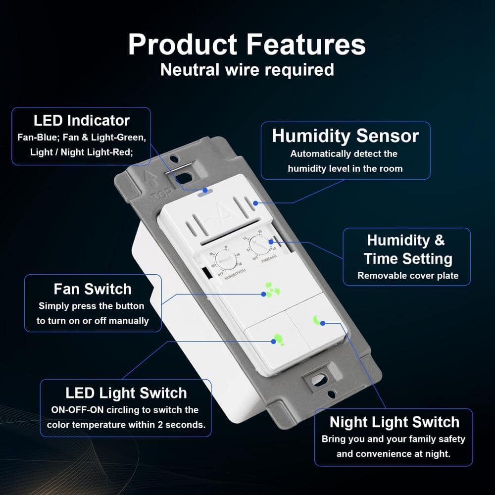 Akicon AK-SW-FLHT 3 Tamper Resistant 3-Way Motion Sensor