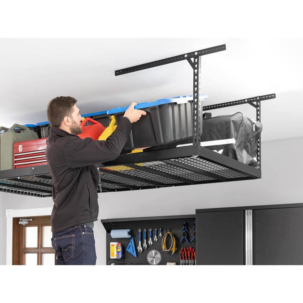NewAge Products VersaRac Pro 4 ft. x 8 ft. Adjustable Overhead Storage Rack