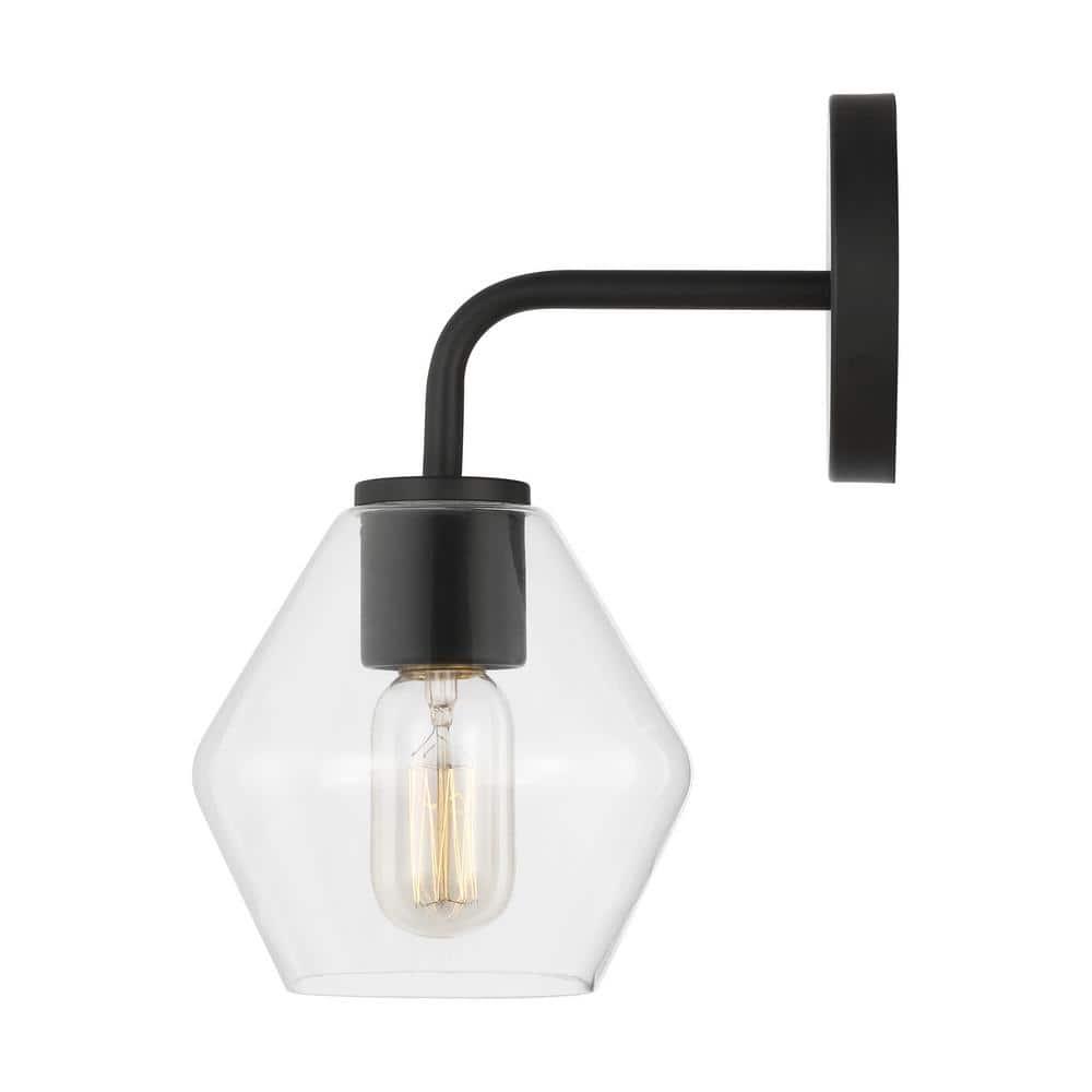 Generation Lighting Jett 6-in 1-Light Matte Black Transitional Vanity Light