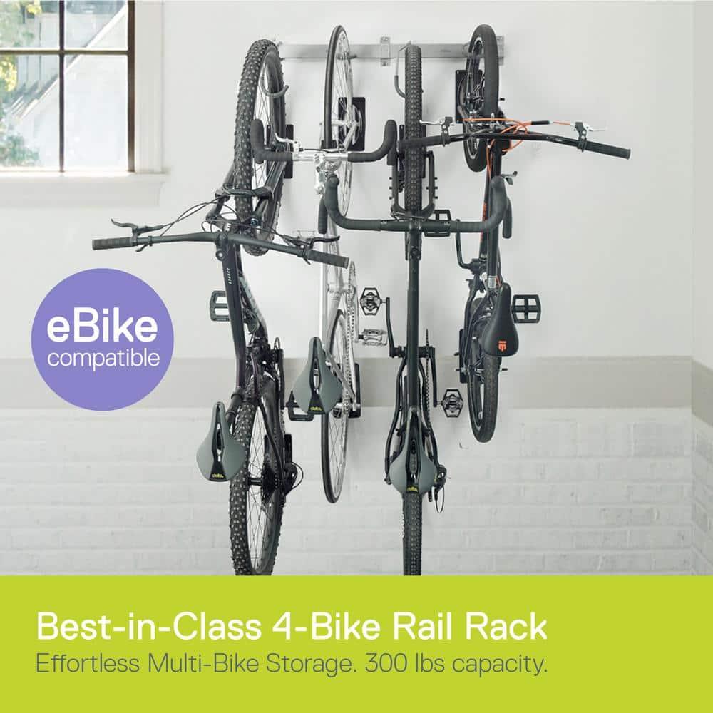 4 Bike Wall Mounted Bike Rack