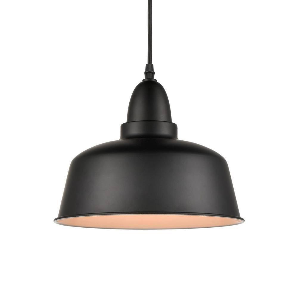 Matte Black Pendant Light 3 Pack Industrial Pendant
