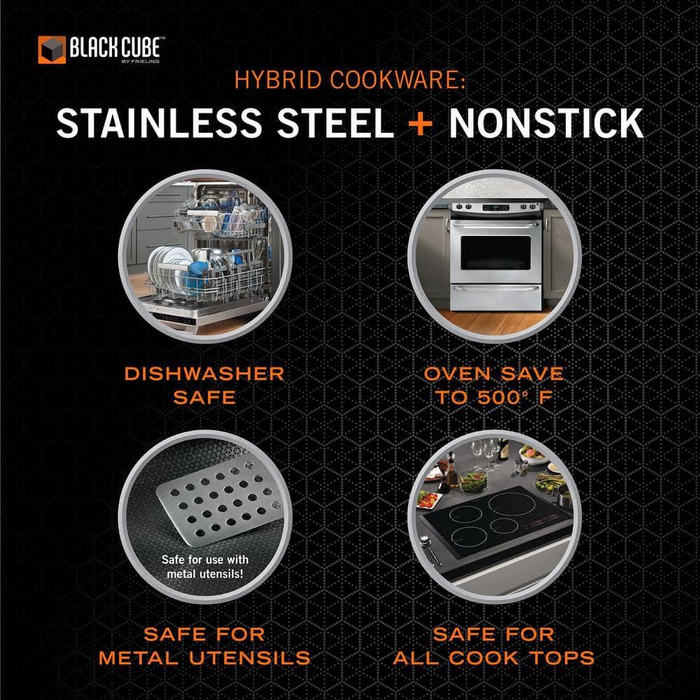 Frieling Black Cube Hybrid Quick Release Chefs Pan
