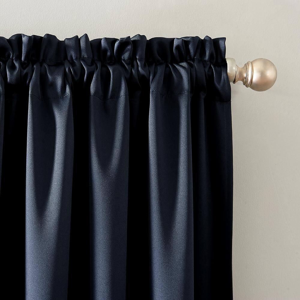 Sun Zero Sun Zero Oslo Theater Grade Extreme 100% Blackout Rod Pocket Curtain Panel