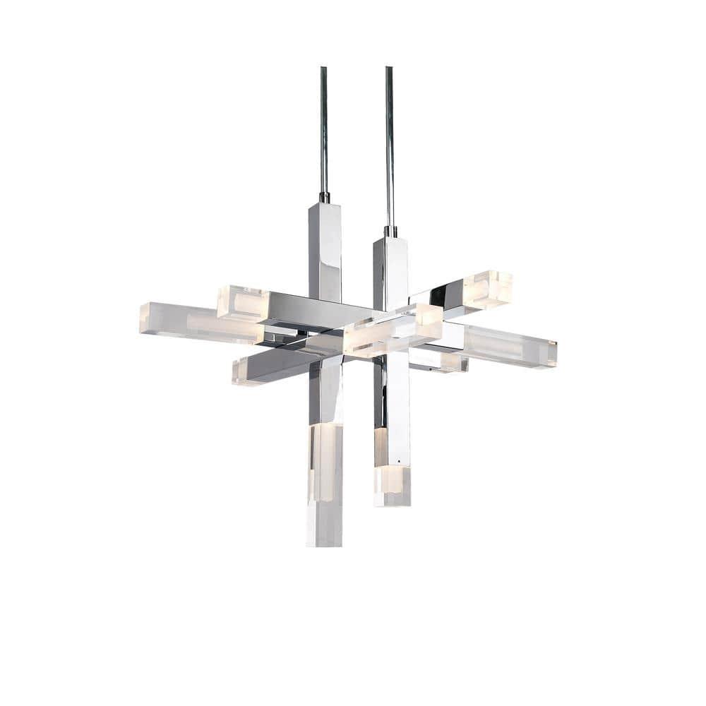 Kuzco Lighting Martelo - Light Polished Chrome LED Unique/Statement Pendant