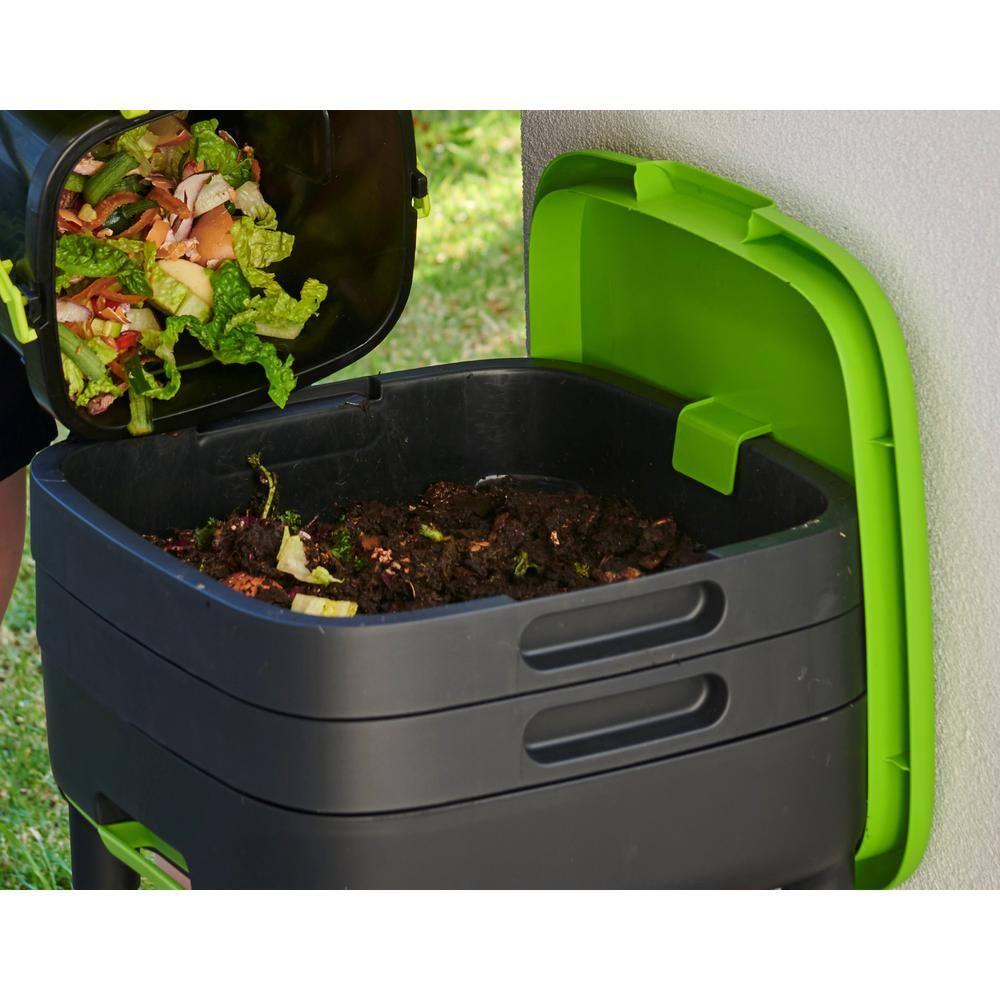 Riverstone Industries 6 Gallons Plastic Odor Resistant Worm Bin