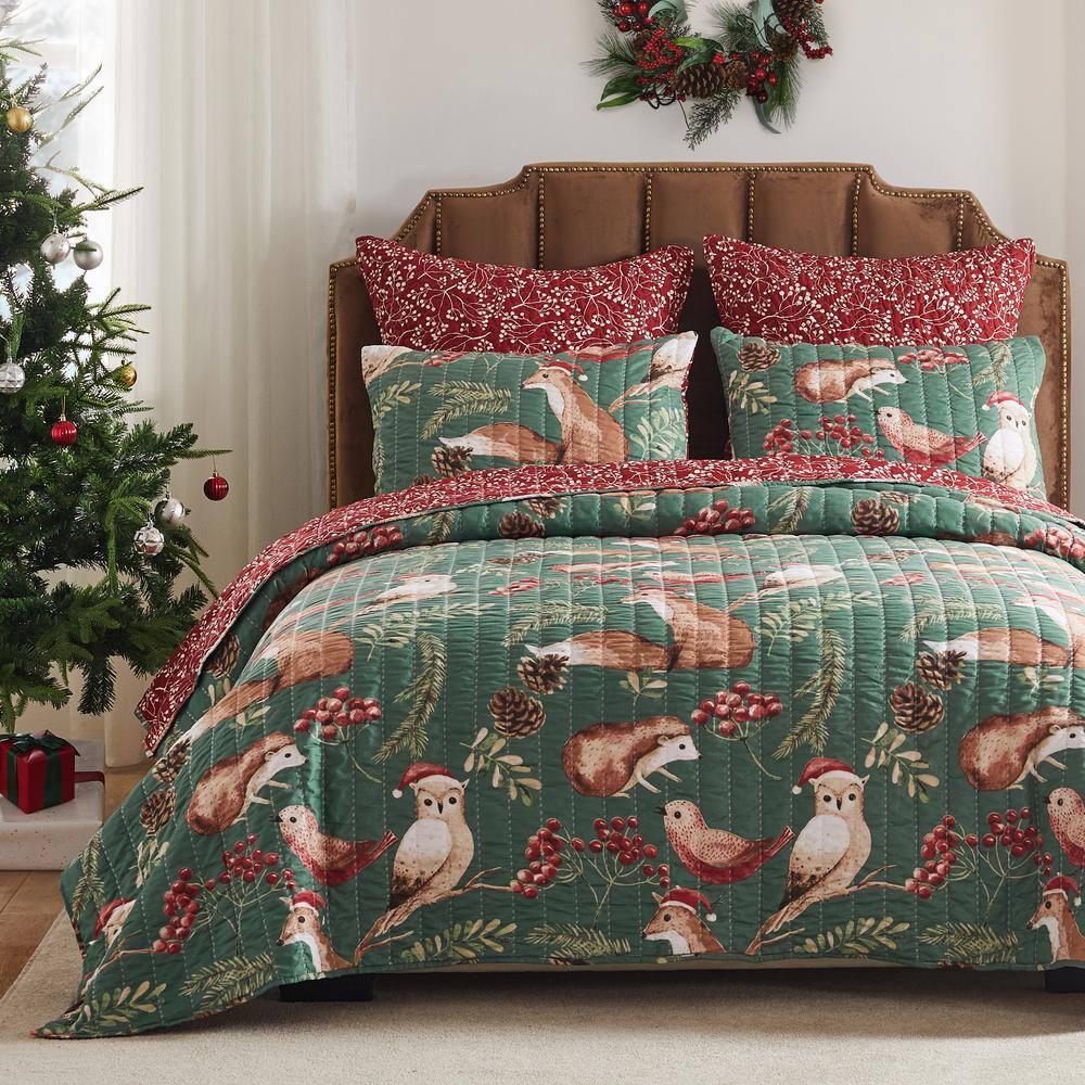 Barefoot Bungalow Willow Reversible Quilt Set