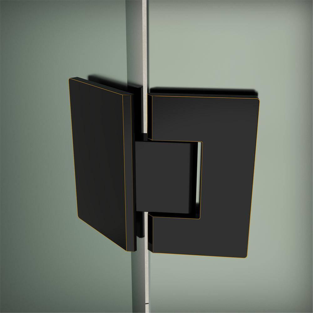 Merrick Frameless 40" x 72" Neo-Angle Hinged Shower Enclosure