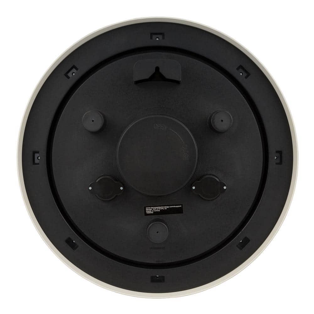 JIAHAO WT-3181PL-Q Quartz Indoor/Outdoor Wall Clock, 18"