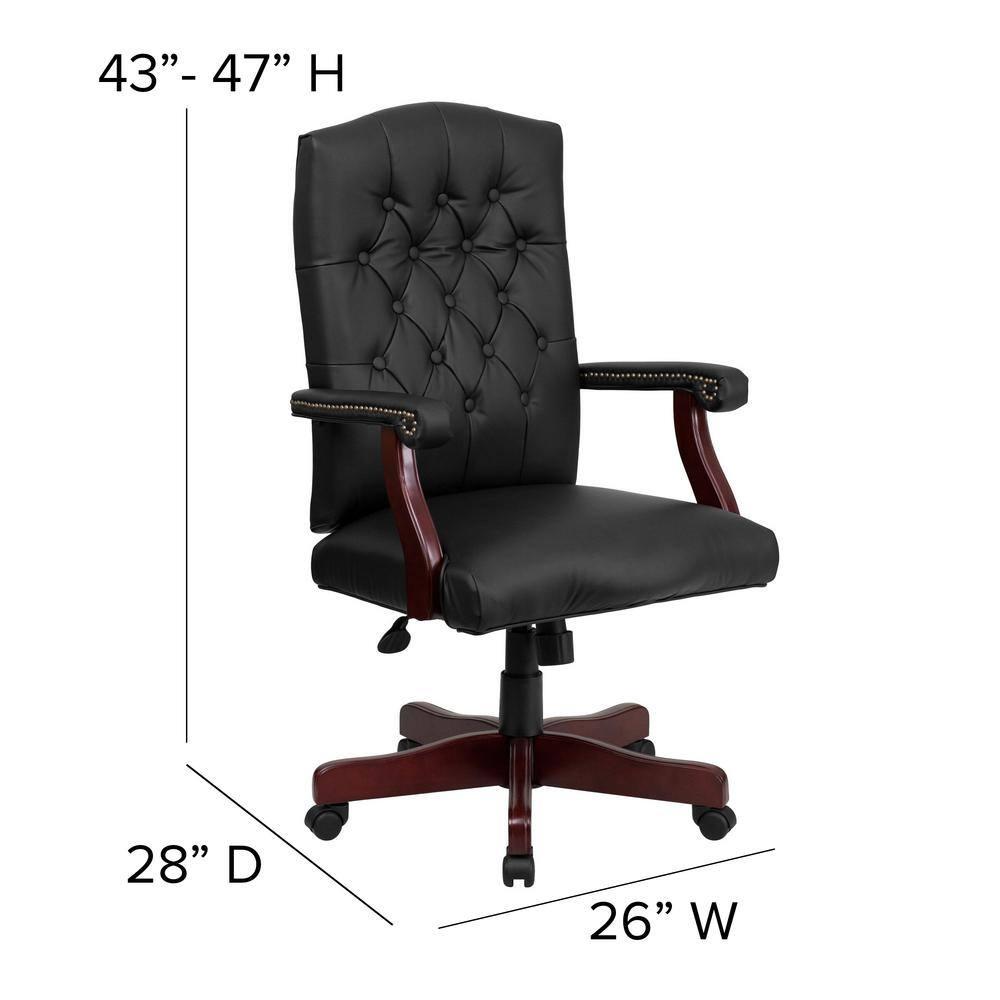 Flash Furniture Executive Swivel Office Chair with Arms