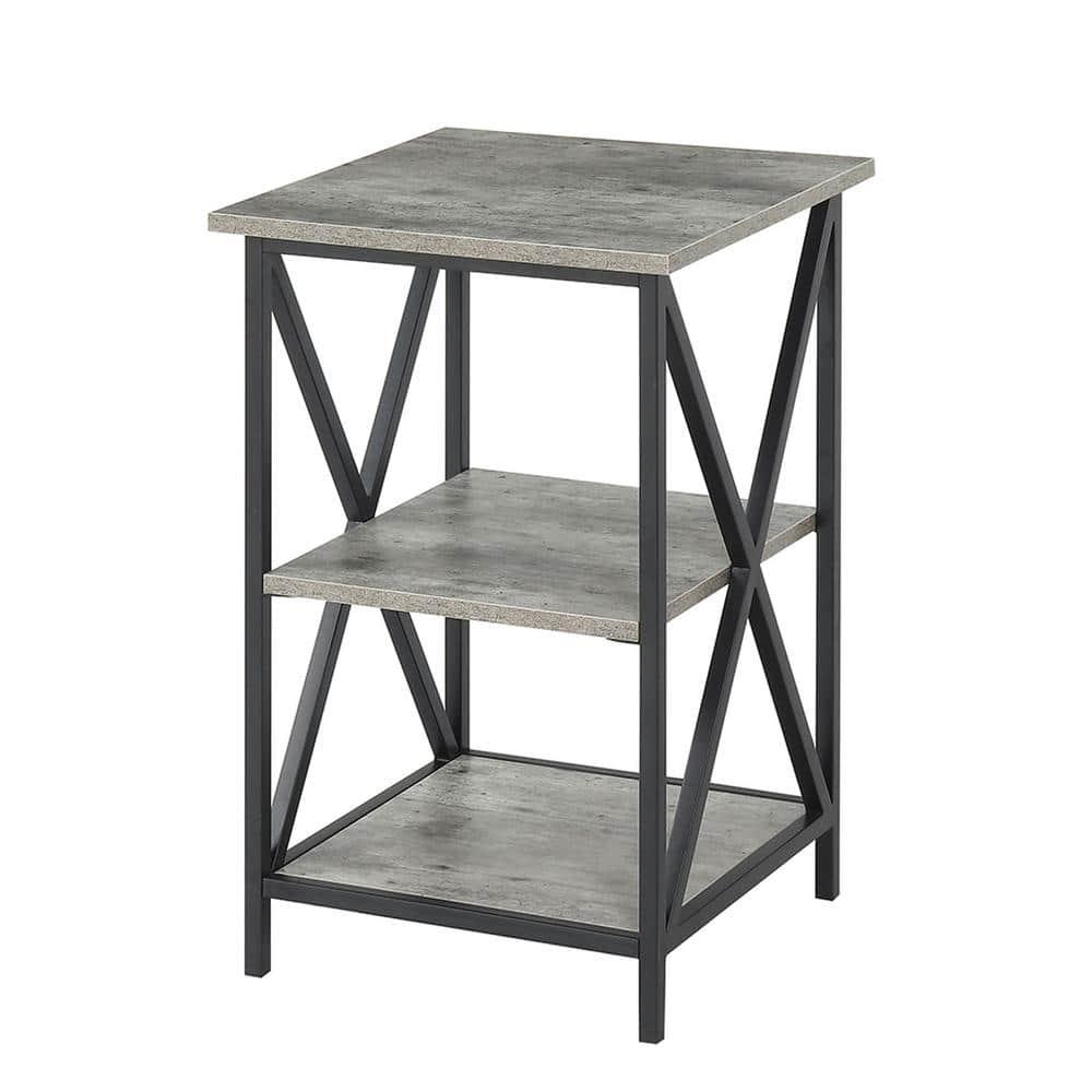Convenience Concepts Tucson 3 Tier End Table, Faux Birch