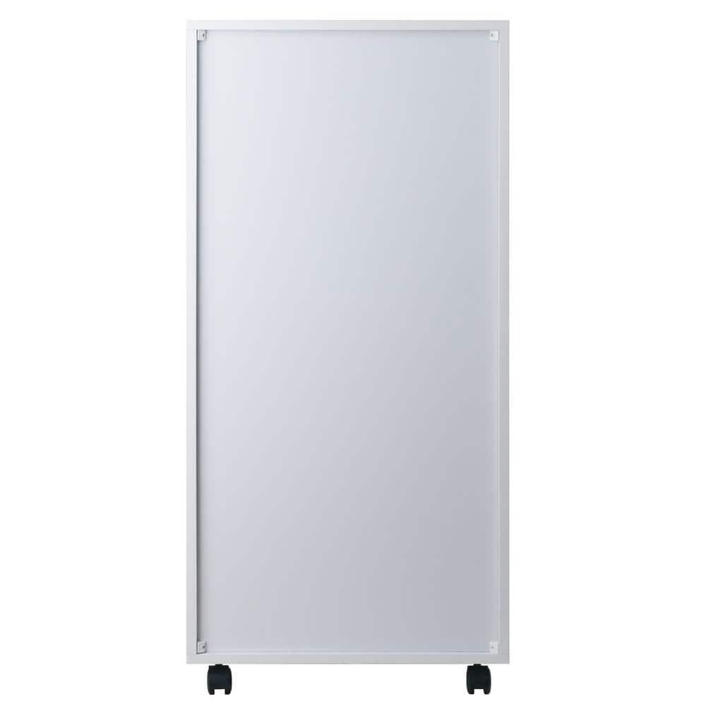 Halifax 5 Drawer Cabinet White - Winsome: Wood Composite Office Furniture, Printer Stand with Storage