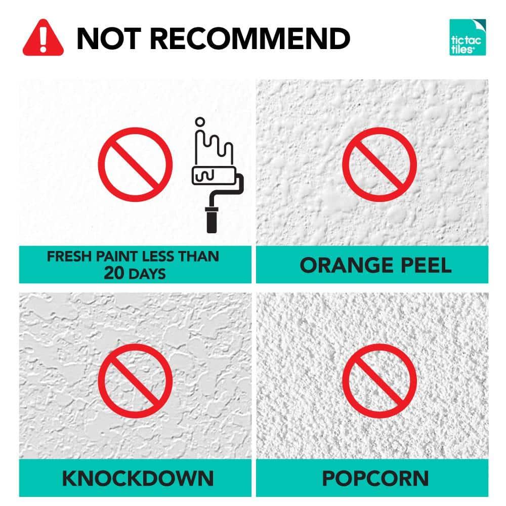 12" x 12" PVC Peel & Stick Thicker Subway Tile