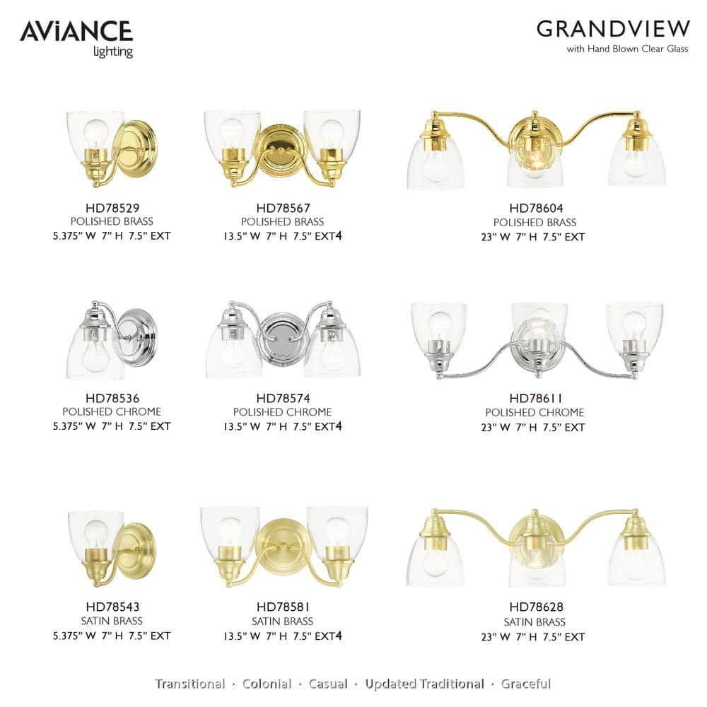 Livex Lighting Montgomery 1 - Light Vanity in  Polished Chrome