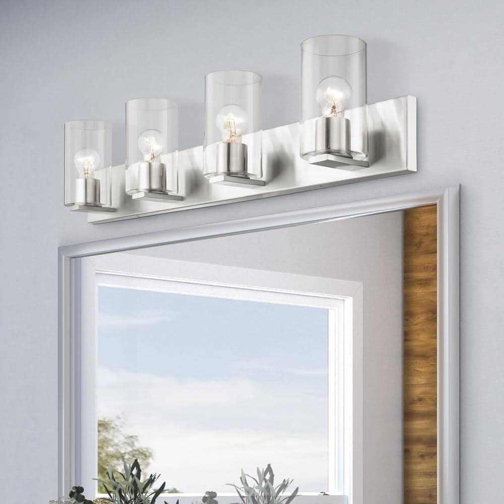 Livex Lighting Zurich 4 - Light Vanity in  Brushed Nickel