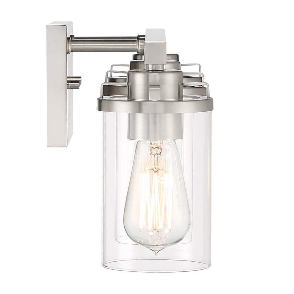 93303-BN-Designers Fountain-Jedrek - 3 Light Bath Vanity In Industrial Style-8.25 Inches Tall and 24 Inches Wide