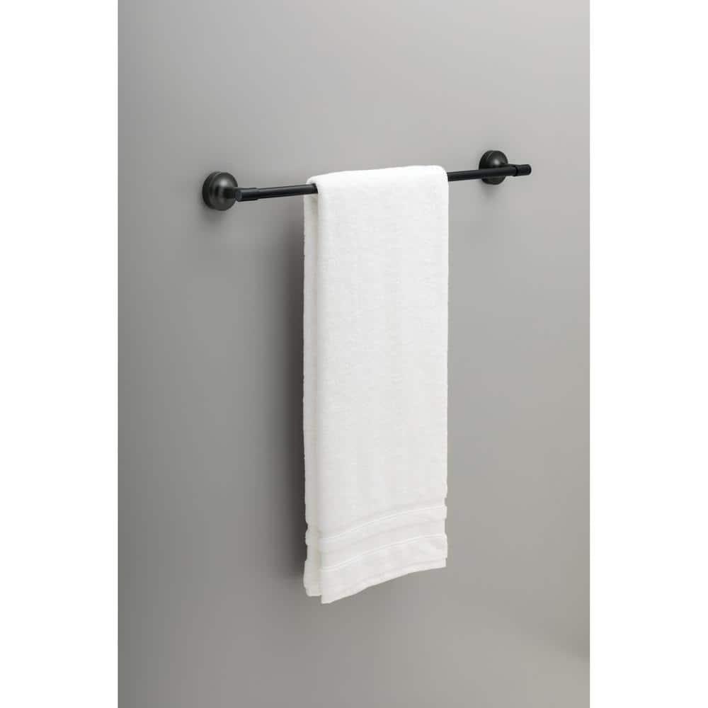 Voisin 24 in. Towel Bar Bath Hardware Accessory in Matte Black