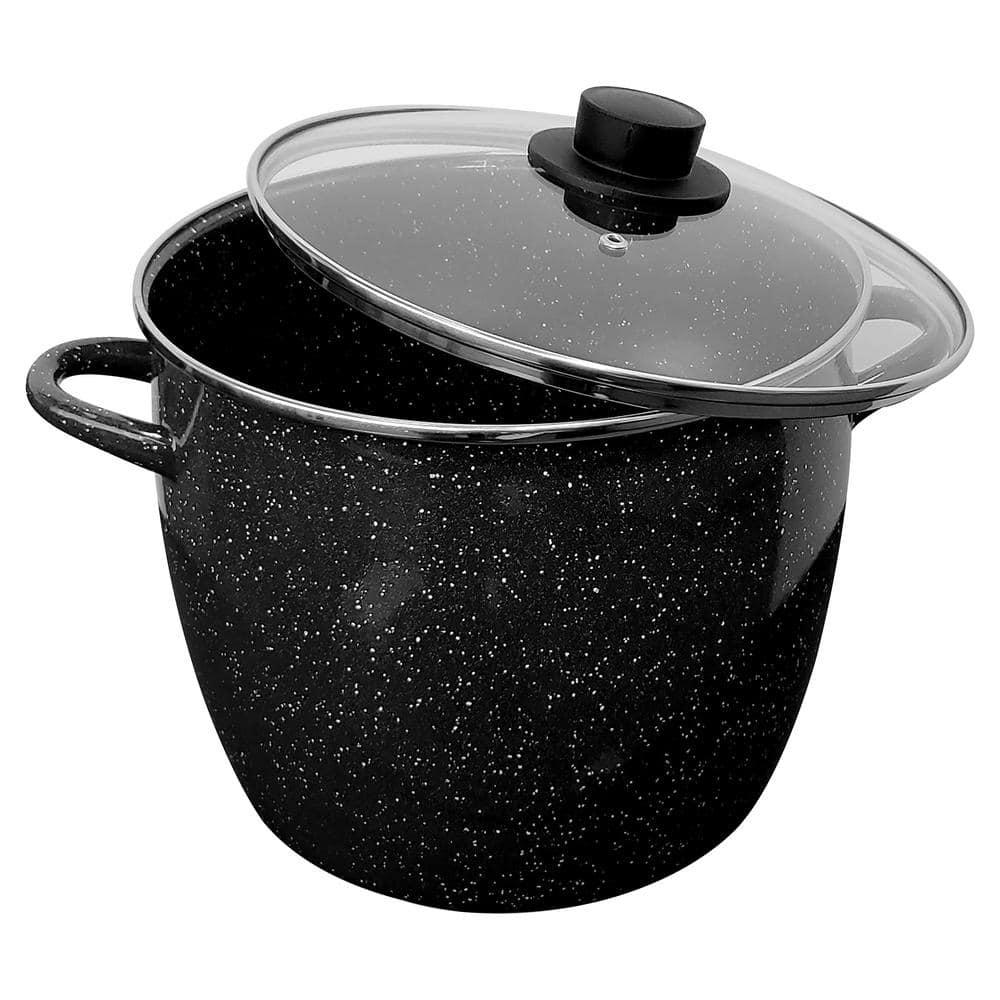Eternal 12 qt. Non-Stick Carbon Steel Stock Pot with Lid & Reviews | Wayfair