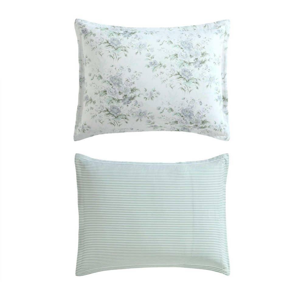 Laura Ashley Laura Ashley Arundel Cotton Reversible Grey Duvet Cover Set
