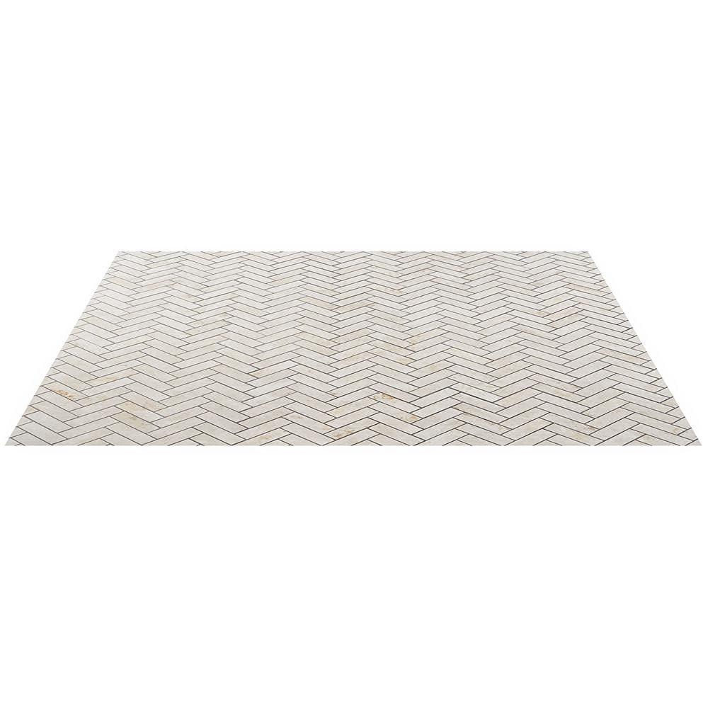 Mantis 10.03 in. x 10.62 in. Herringbone Matte Porcelain Floor & Wall Mosaic Tile (0.75 Sq.Ft./Each)