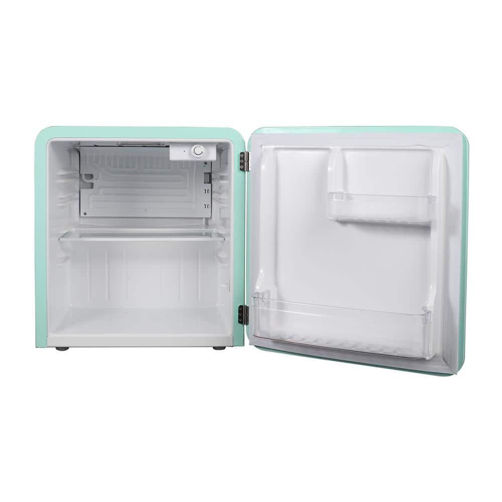 Magic Chef Magic Chef 1.6 Cubic Feet Retro Style Mini Fridge with Interior LED Light, Mint