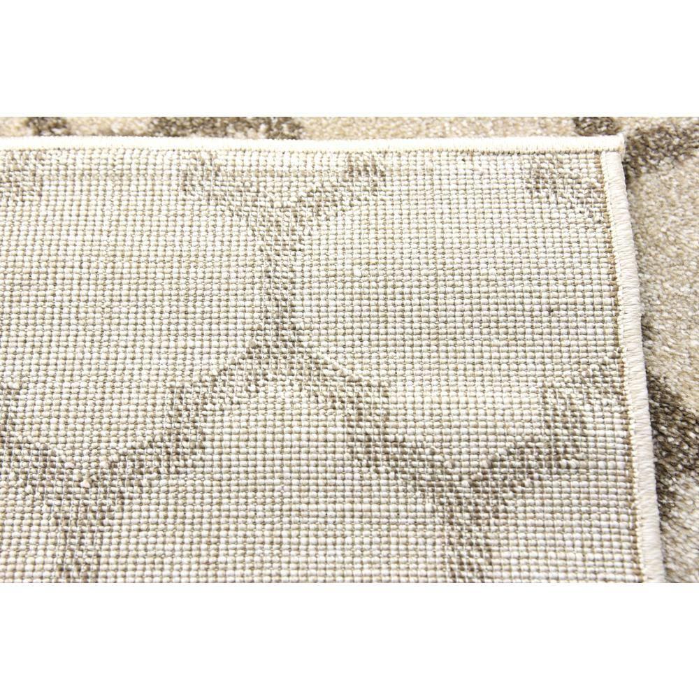 Unique Loom 2' 2 x 3' 1 Trellis Philadelphia Beige and Light Brown Area Rug