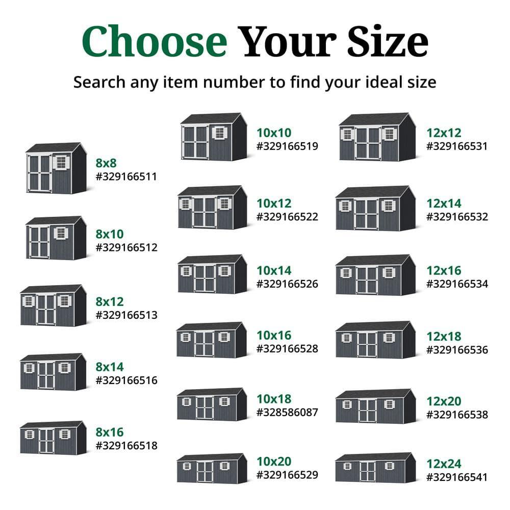 Value Workshop Outdoor Wood Storage Shed