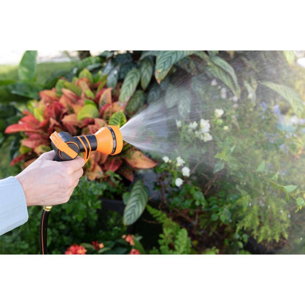Giraffe Tools 78' Garden Retractable Mounted Hose Hangers Dark Gray