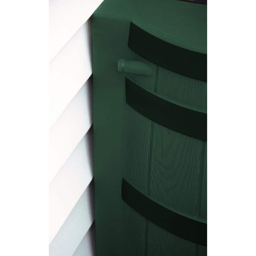 Good Ideas Good Ideas Rain Wizard Whiskey Style Rain Barrel with Overflow and Spigot