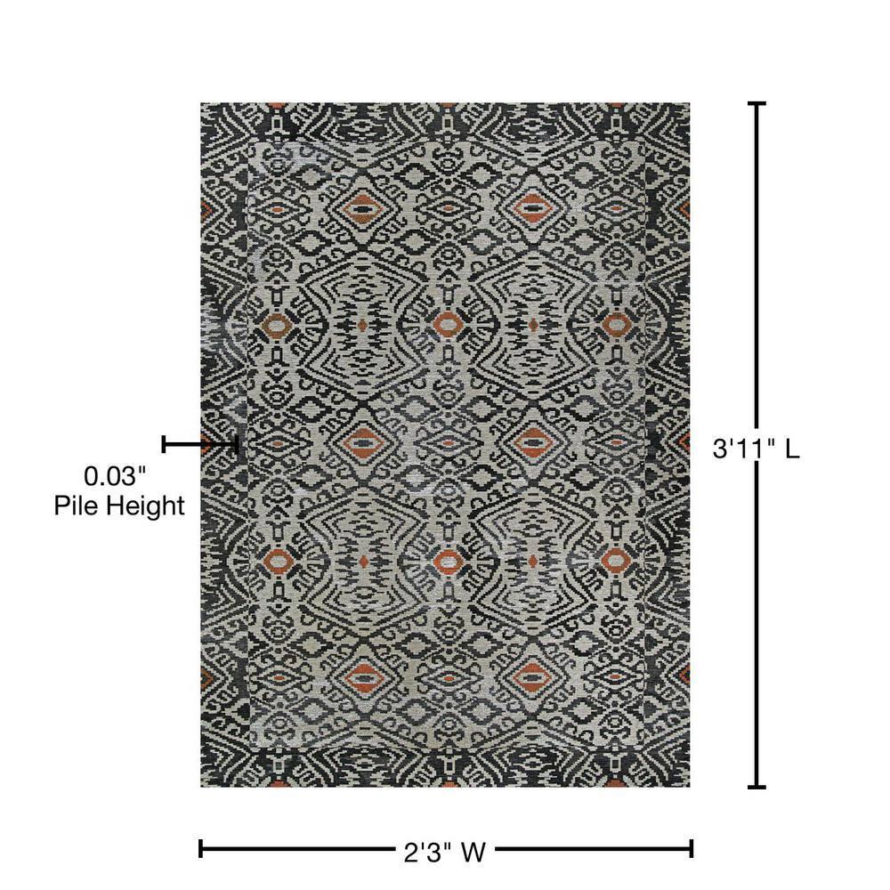 Couristan Dolce Mala Indoor/Outdoor Area Rug, 2'3" x 3'11", Smoke