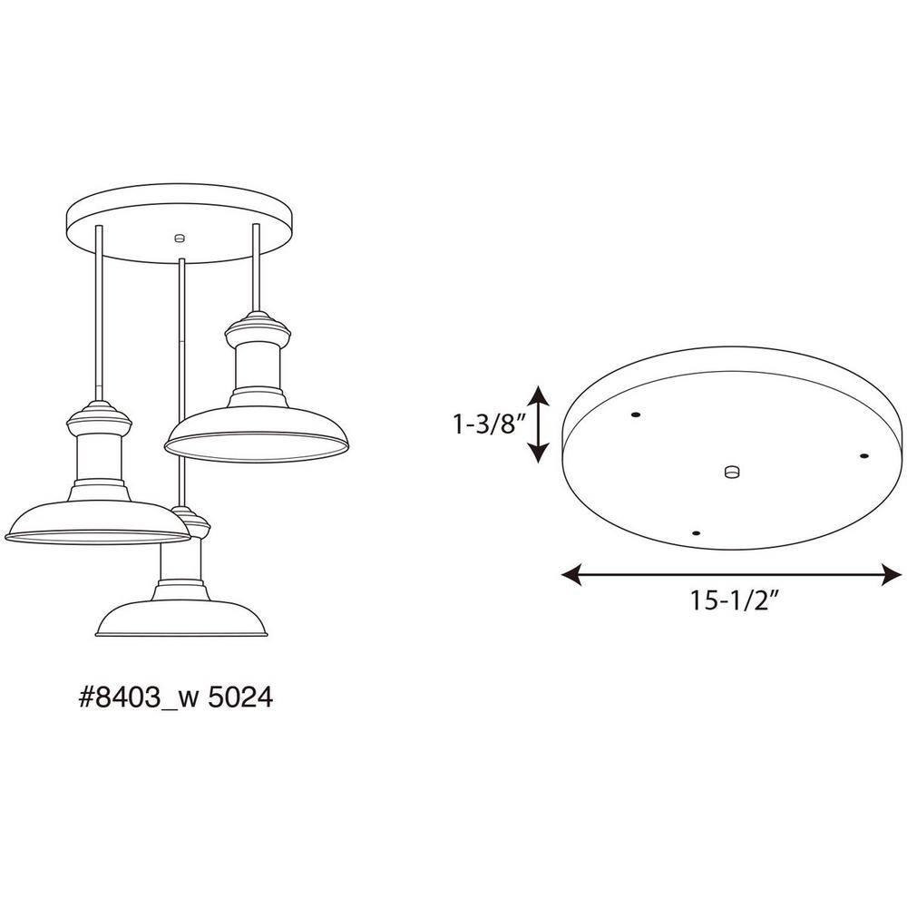 Progress Lighting P8403-20 Pendant Canopy