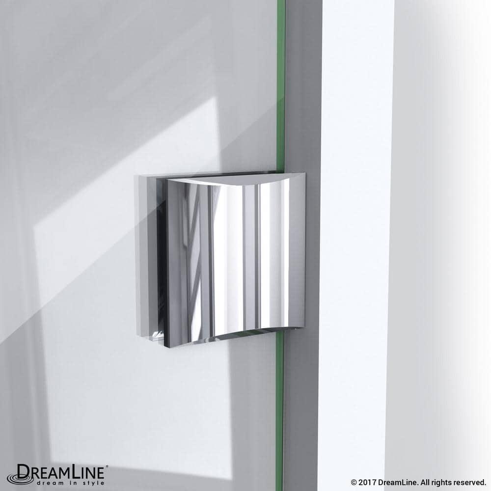 DreamLine Prism Lux 40" x 74.75" Neo-Angle Hinged Shower Enclosure with Base Included